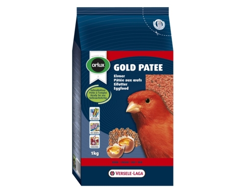 Versele Laga-Orlux Gold Patee Canaries red 1kg - pokarm jajeczny mokry dla czerwonych kanarków